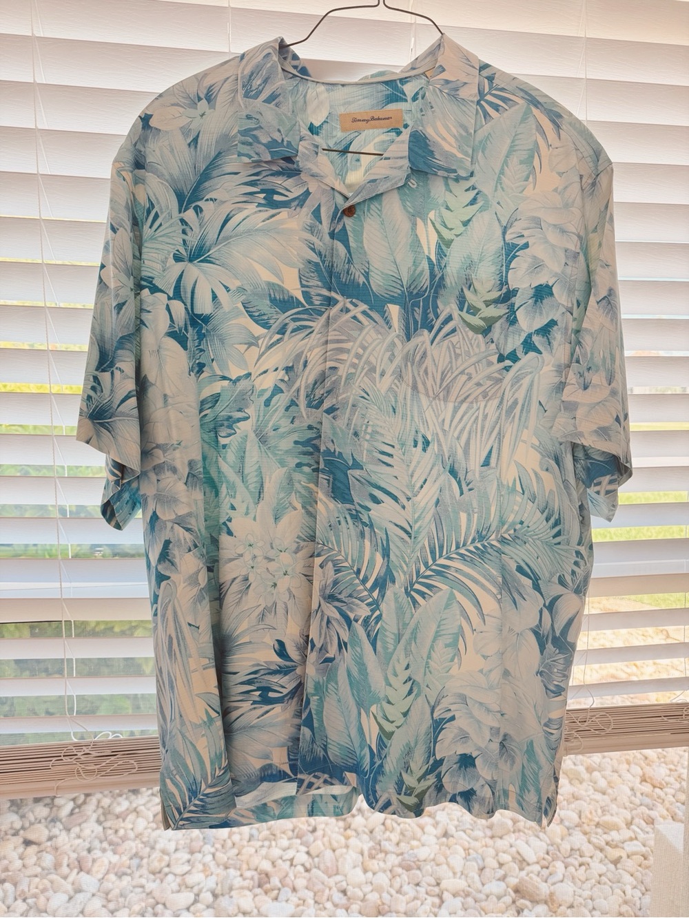 Tommy Bahama, Men’s Coastal Print Camp Shirt - Blue